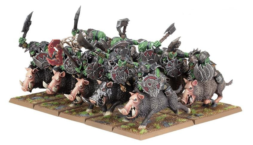 Games Workshop Orc & Goblin Tribes: Orc Boar Boyz Mob